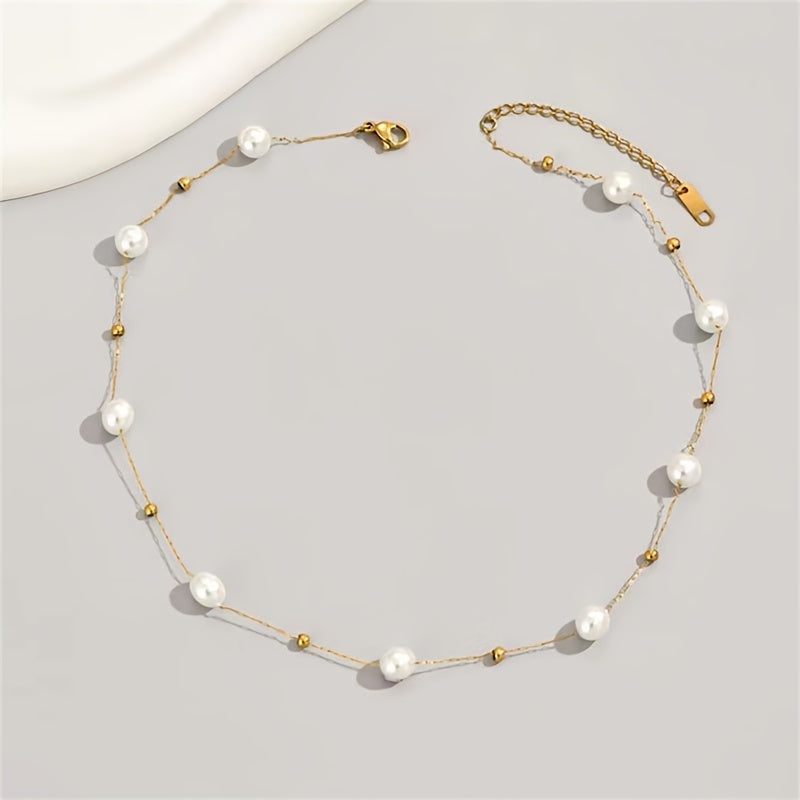 Rosalind — Baroque Pearl Bead Necklace