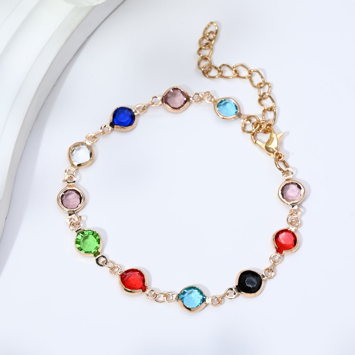 Romy — Candy-Colored Heart Bracelet