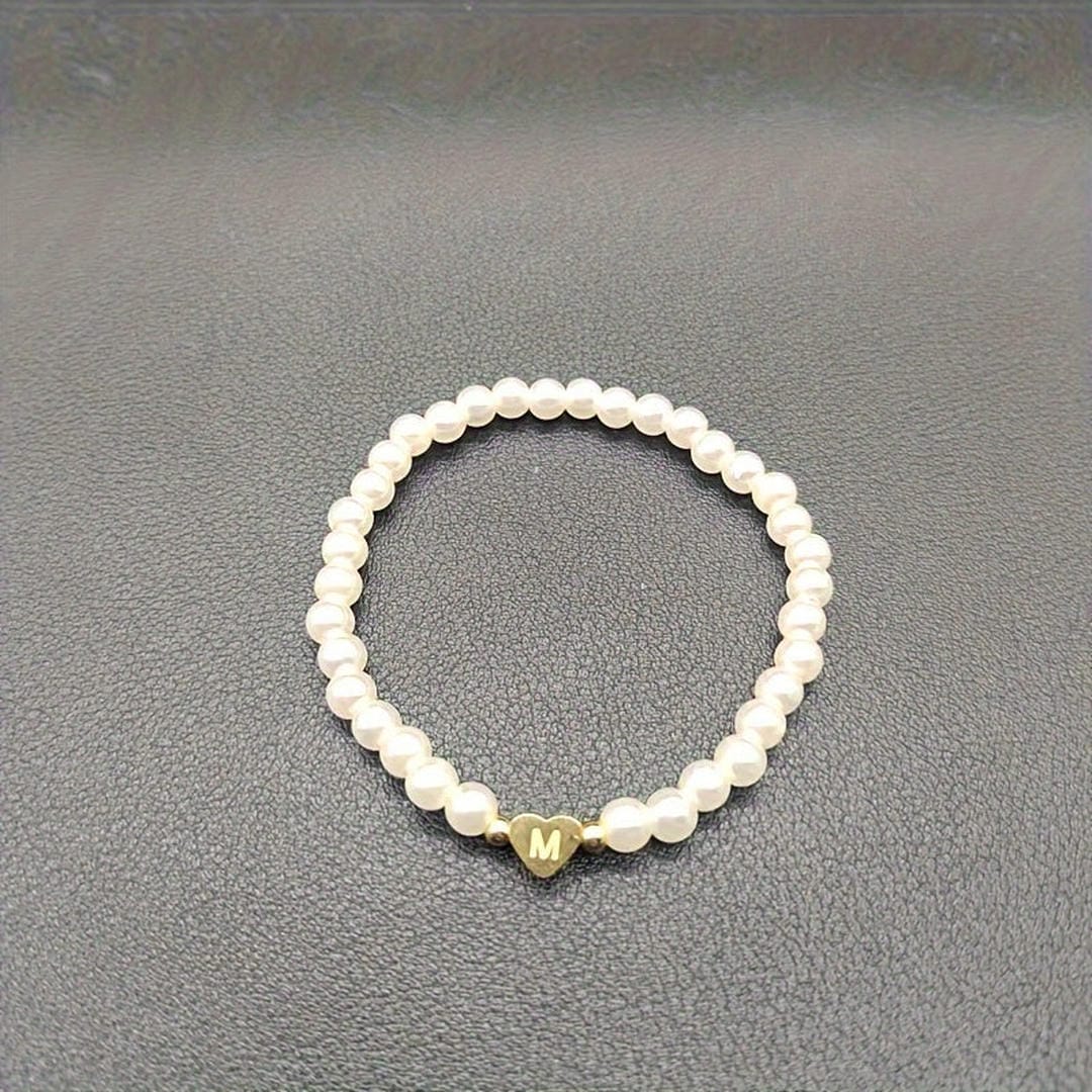 Yvaine — A-Z Pearl Beaded Bracelet