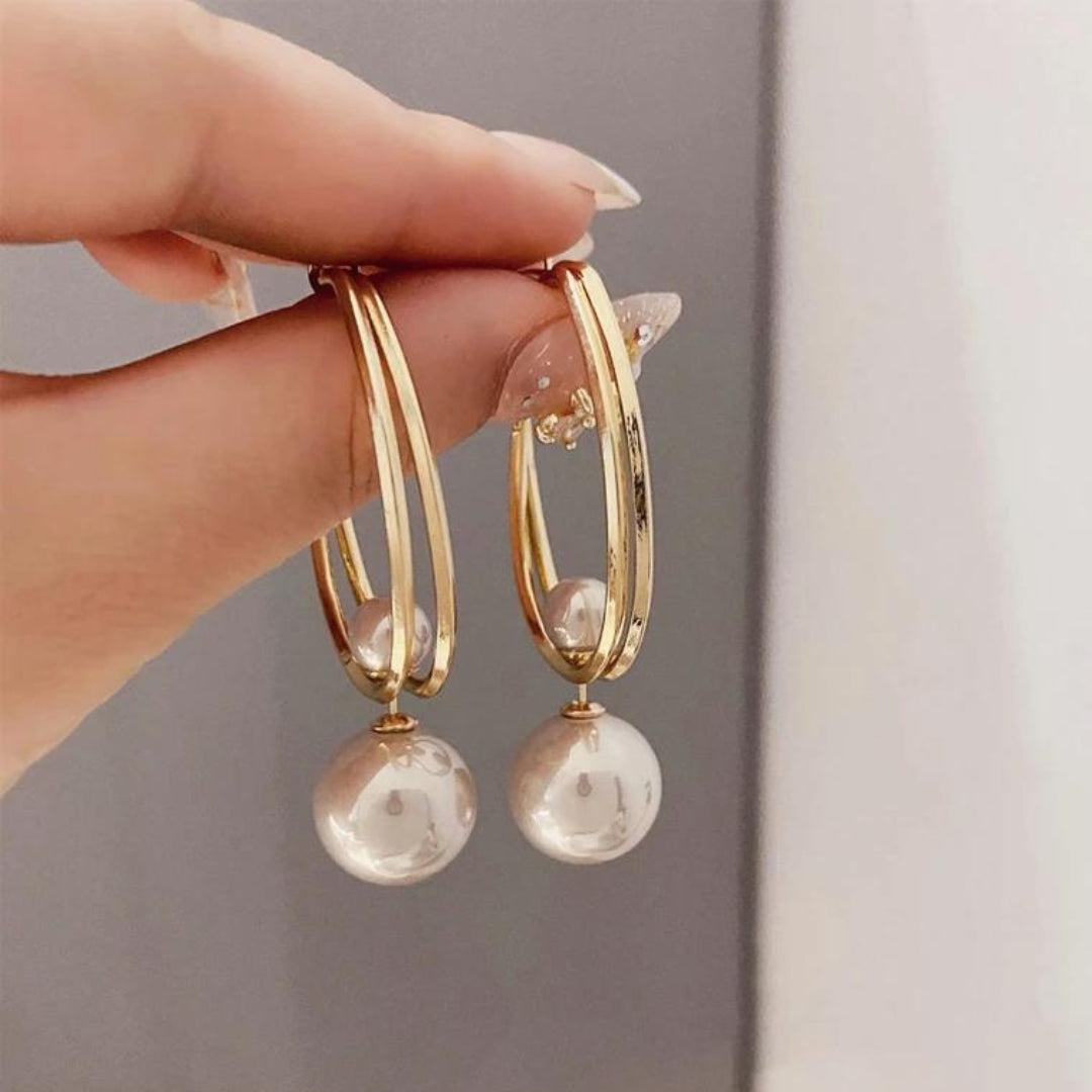 Mathilde — Vintage Pearl Gold Drops