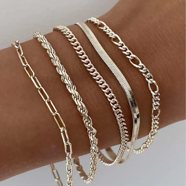 Emily — Five-Piece Bracelet Stack