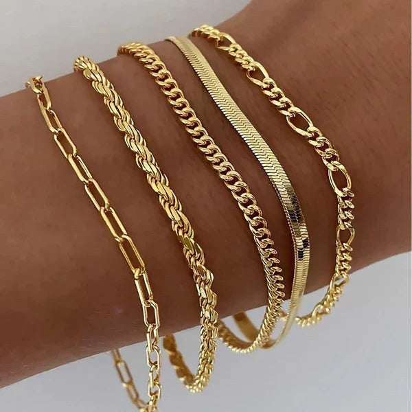 Emily — Five-Piece Bracelet Stack