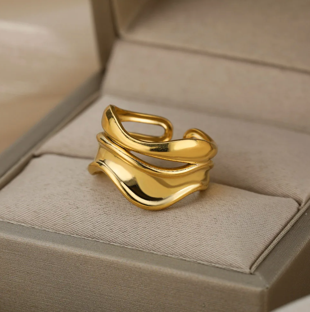 Imperial Ring, 18K Gold-Plated