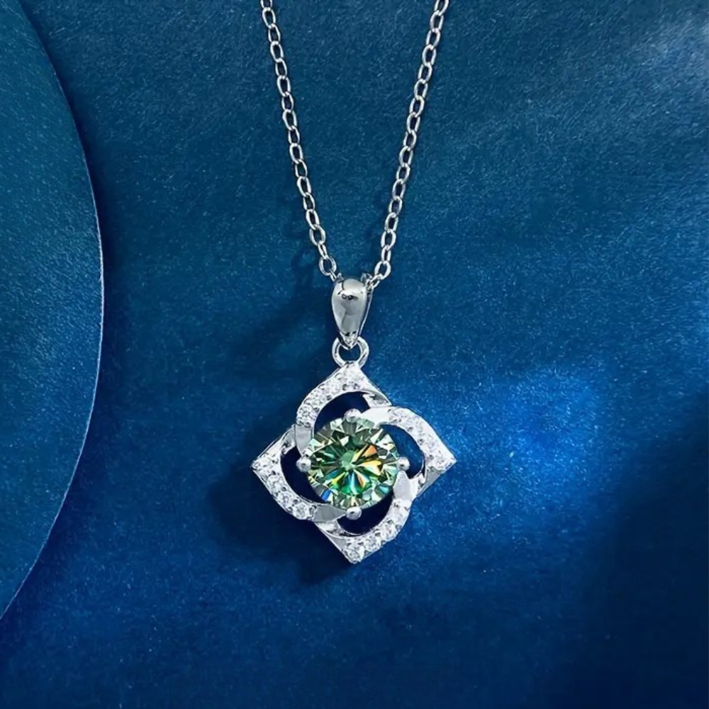 Venla — Colorful Crystal Windmill Pendant Necklace