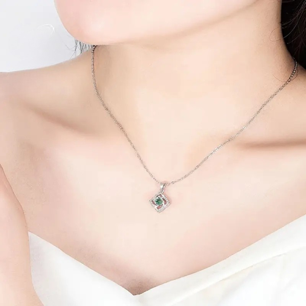 Venla — Colorful Crystal Windmill Pendant Necklace
