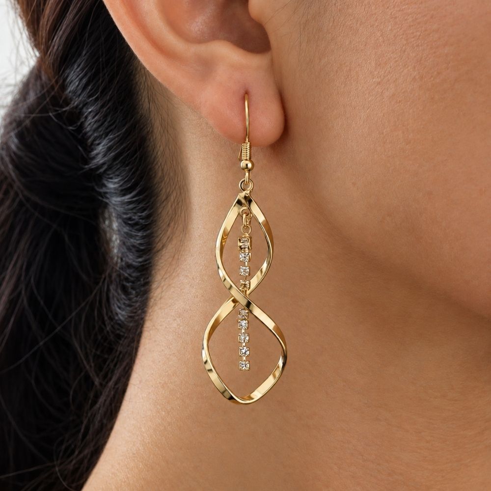 Soleil — Sunlit Spiral Gold Earrings