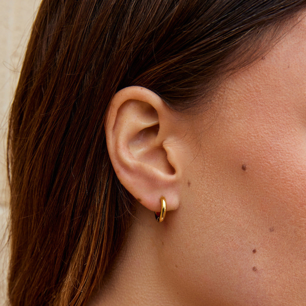 Rebecca — Gold Mini Hoop Trio Set