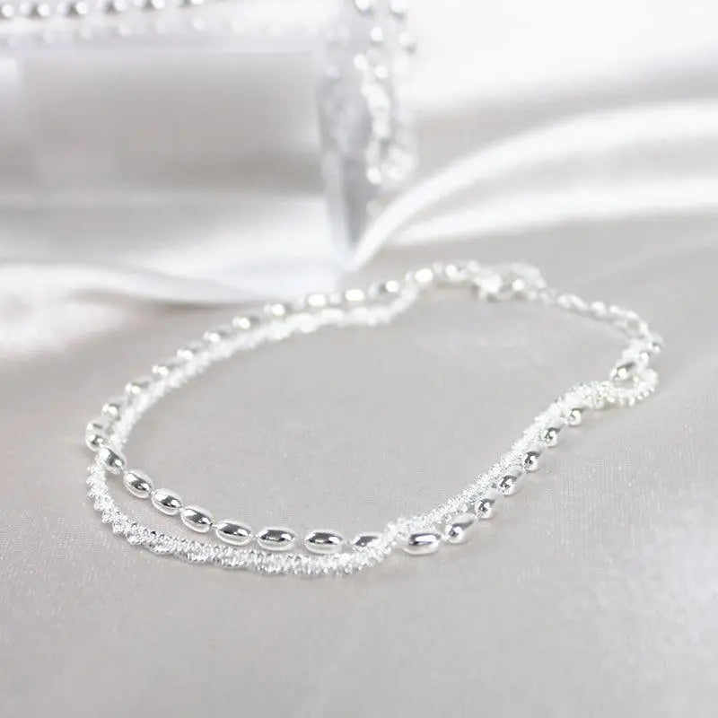 Christine — Silver-Tone Cubic Zirconia Bracelet Set