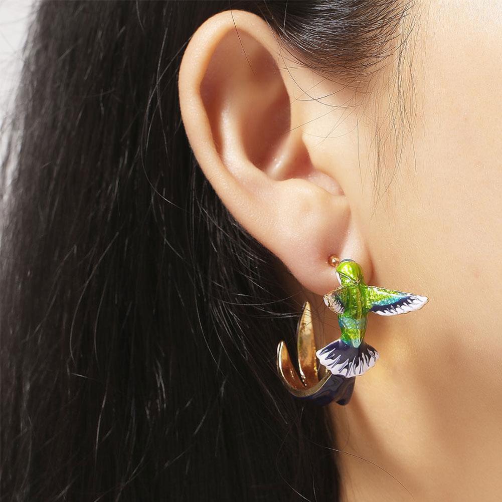 Lulu — Unique Creative Hummingbird Earrings