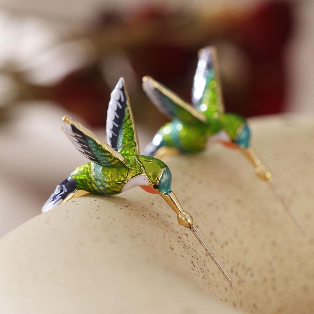 Lulu — Unique Creative Hummingbird Earrings