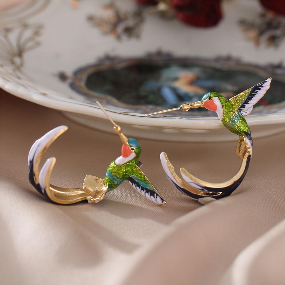 Lulu — Unique Creative Hummingbird Earrings