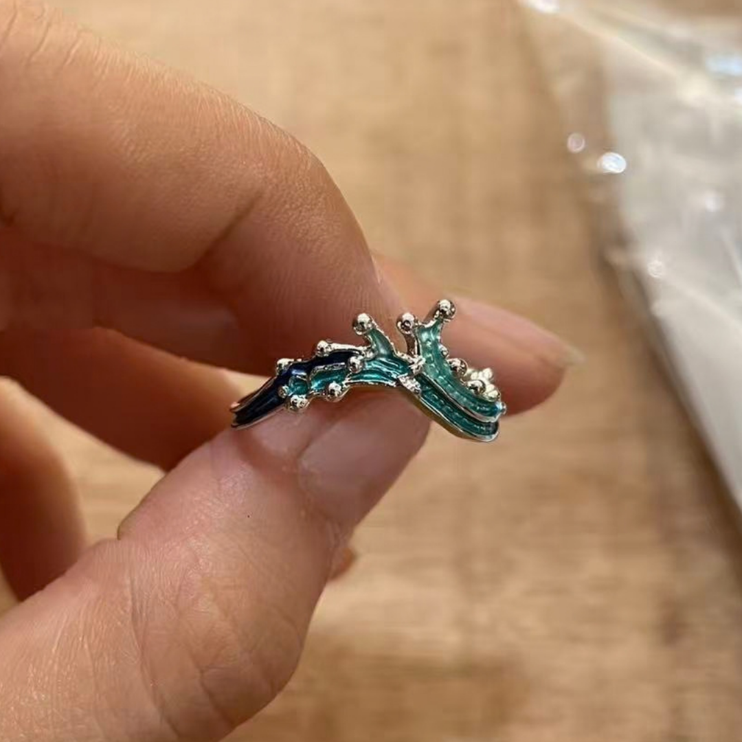 Serena — Rebel Wave Enamel Ring