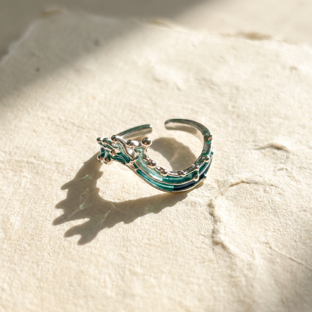 Serena — Rebel Wave Enamel Ring