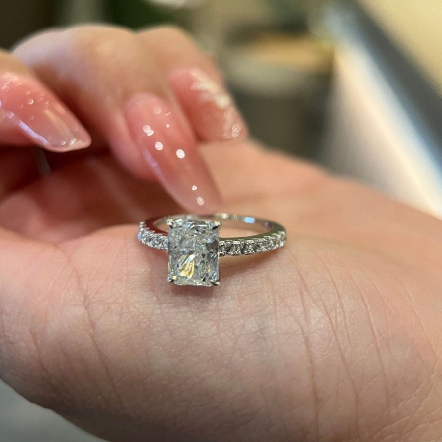Elina — Elegant Pink Zirconia Ring