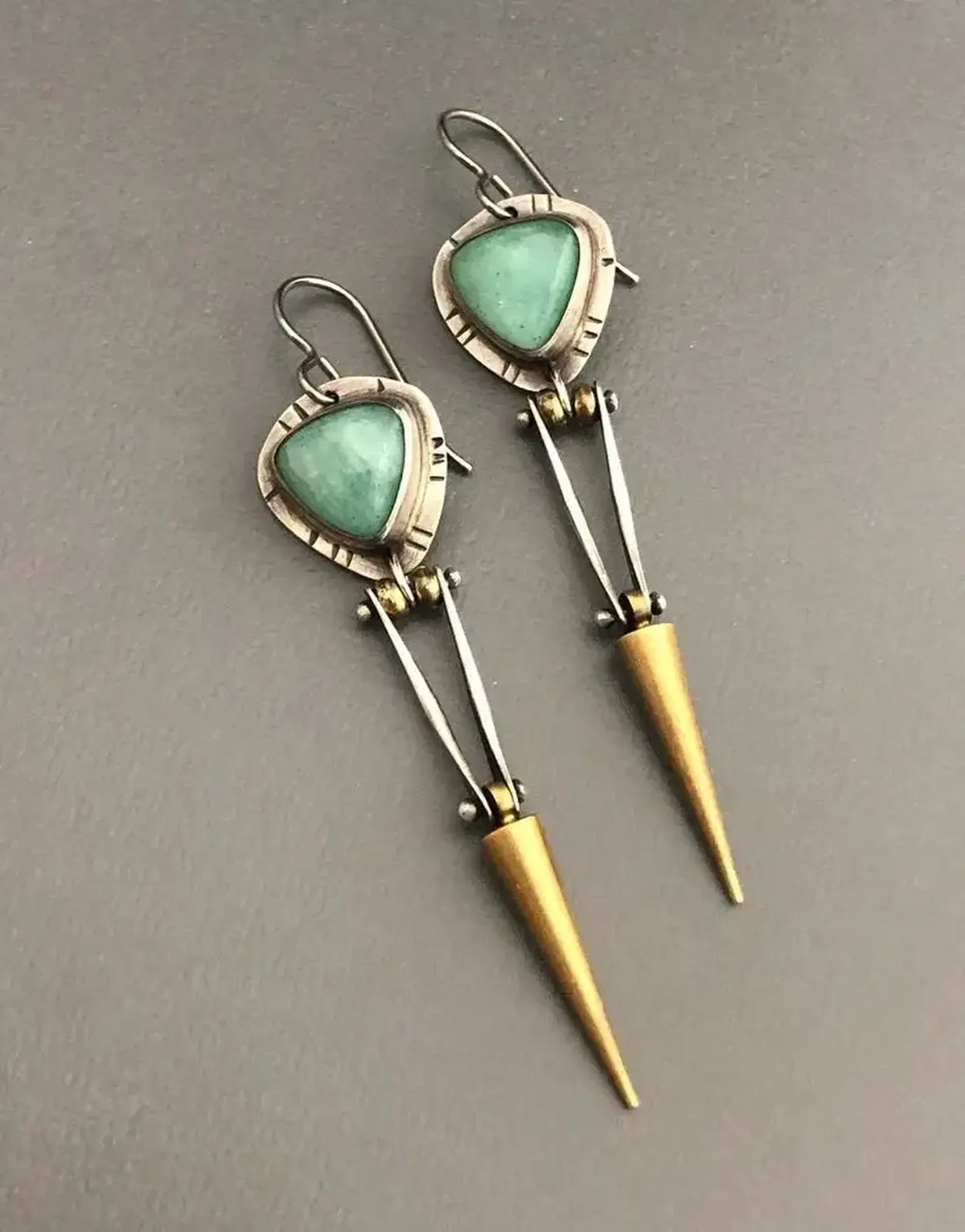 Cerise — Vintage Nature Stone Earrings