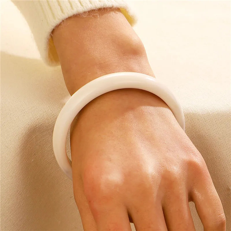 Abelia — Acrylic Semi-Transparent Bracelet