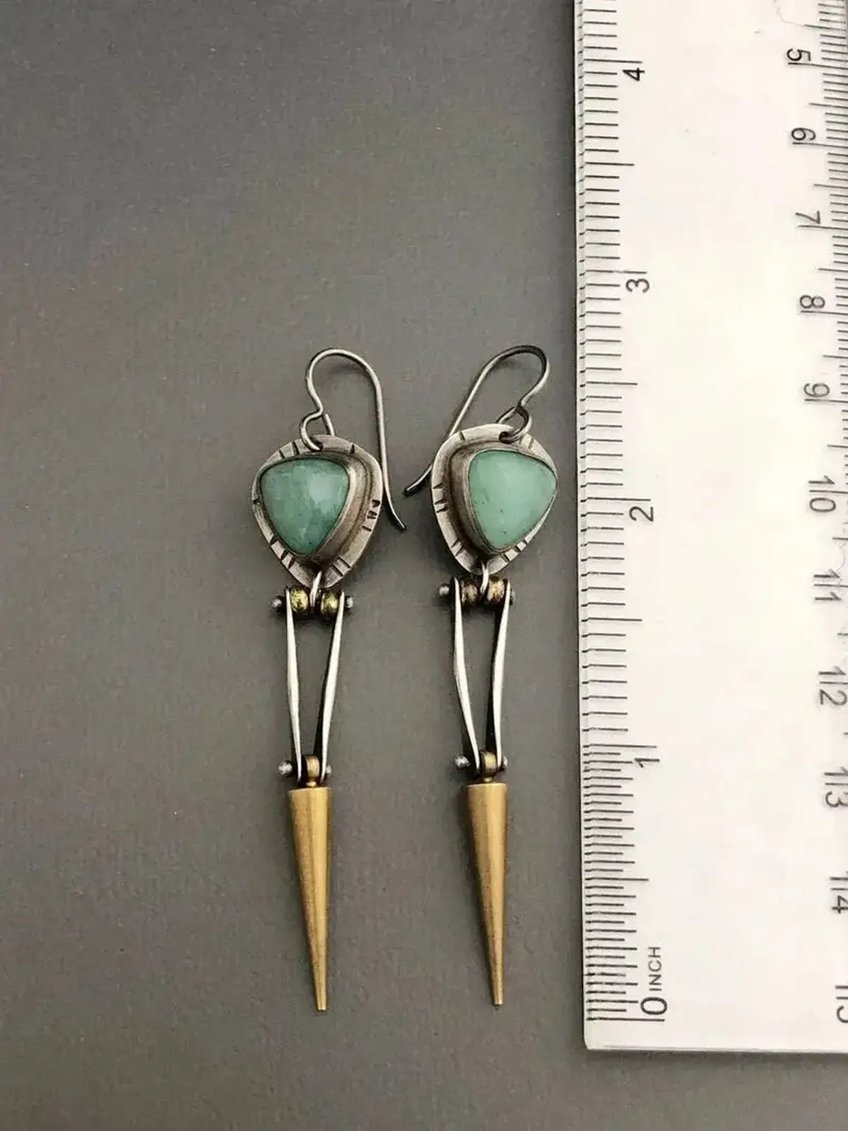 Cerise — Vintage Nature Stone Earrings
