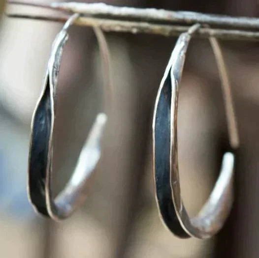 Large Simple Hoop Earrings