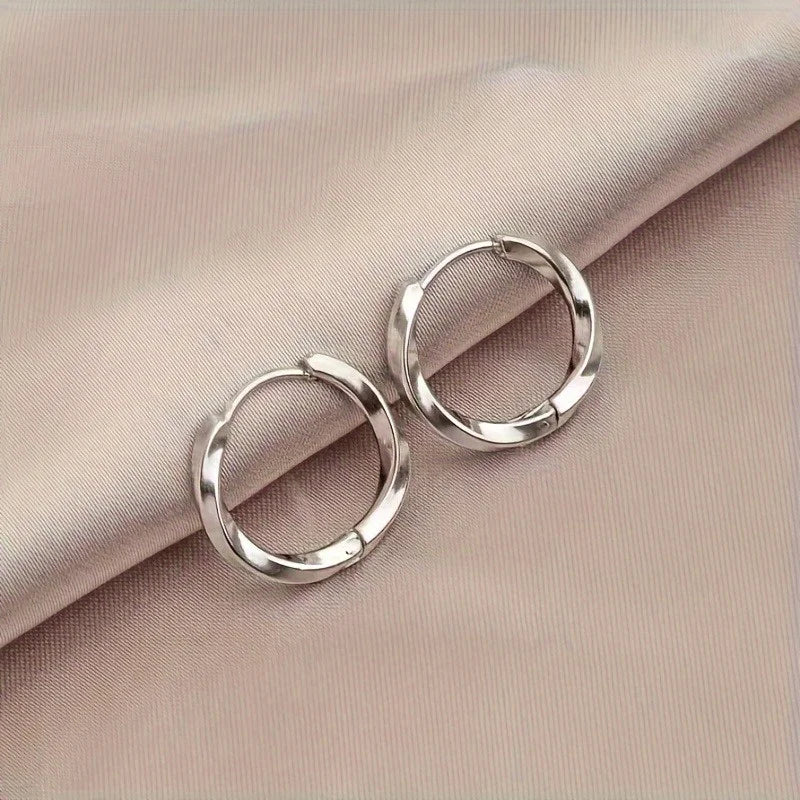 Elegant Minimalist Geometric Dangle Earrings