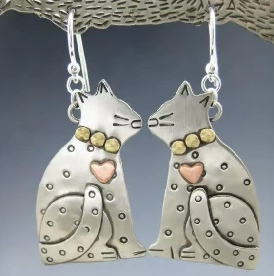 Enchanting Fairy Cat Earrings