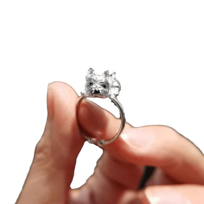 Amber — Retro-Style Adjustable Dog Ring