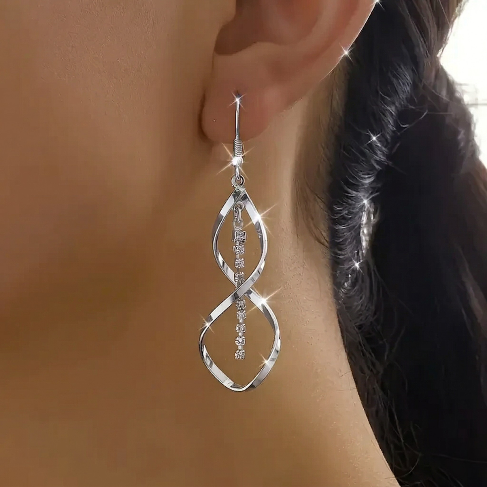 Spiral Sun Ray Earrings | Gold