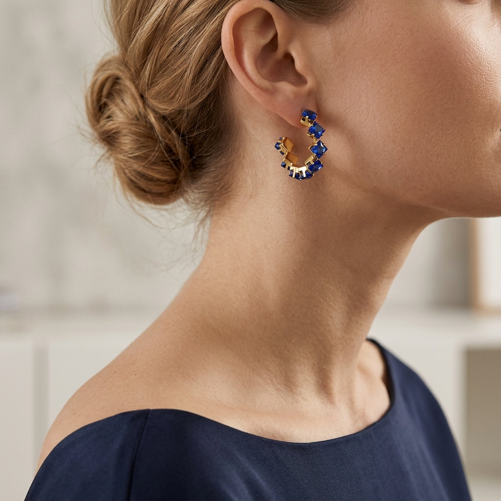 Emanuela — Amethyst Drop Earrings