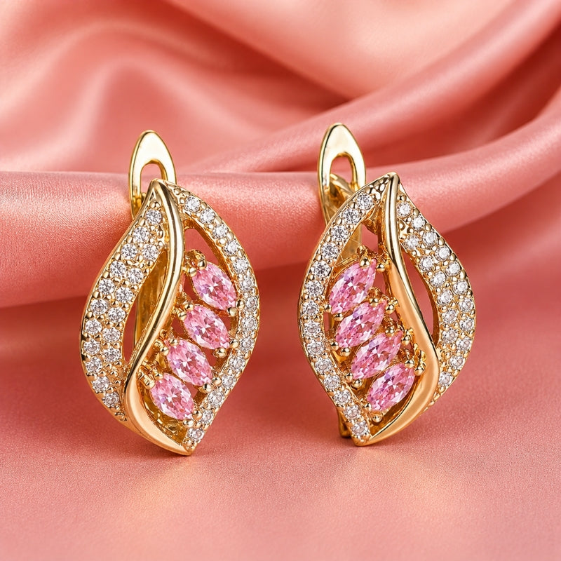 Vianne — Lustrous Marquise Statement Earrings