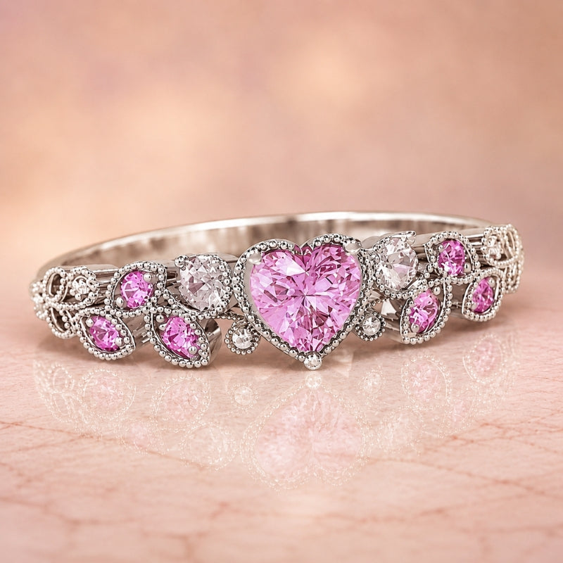 Carina — Heart Cut Gemstone Ring
