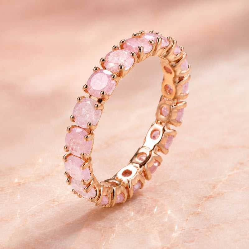 Gaia — Round Zirconia Eternity Ring
