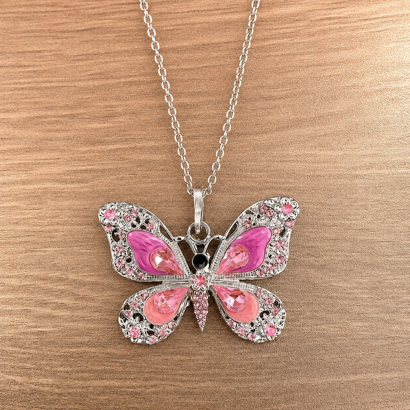 Hilde — Radiant Butterfly Charm Necklace