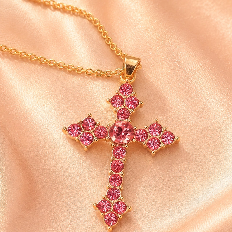 Wren — Graceful Cross Charm Necklace