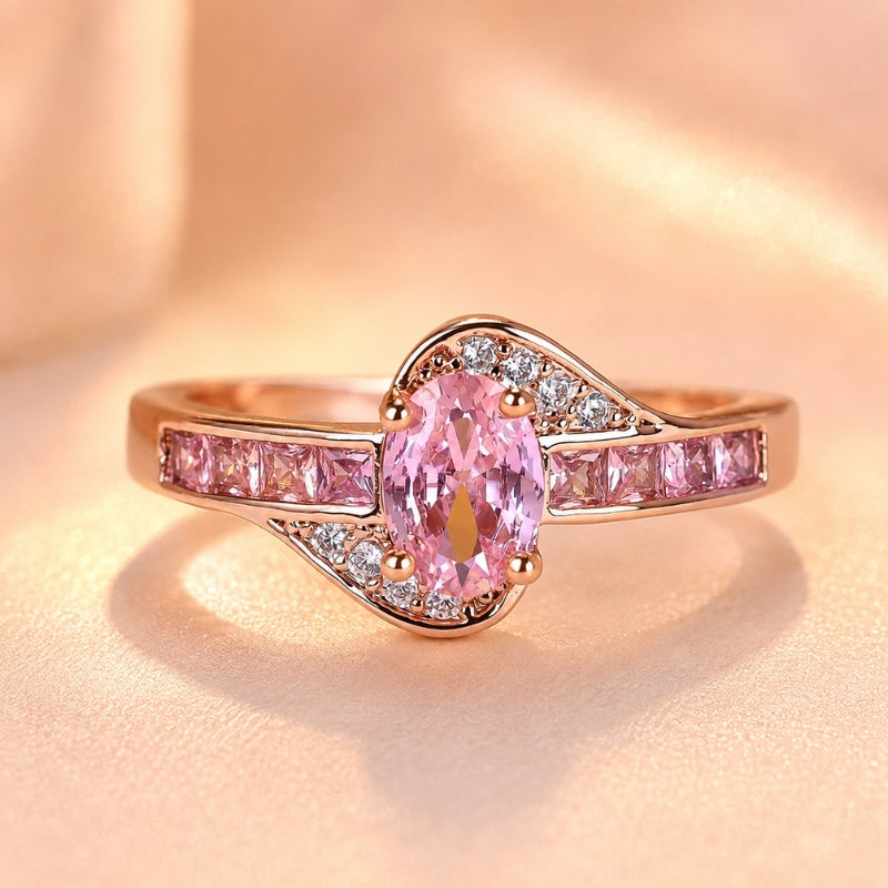 Nolwenn — Majestic Pink Zirconia Ring