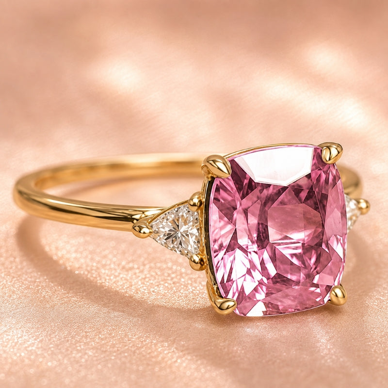 Ondine — Exquisite Princess Cut Band Ring