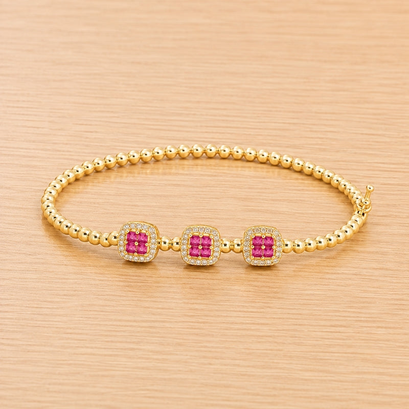 Uriela — Lustrous Minimal Cuff Bracelet
