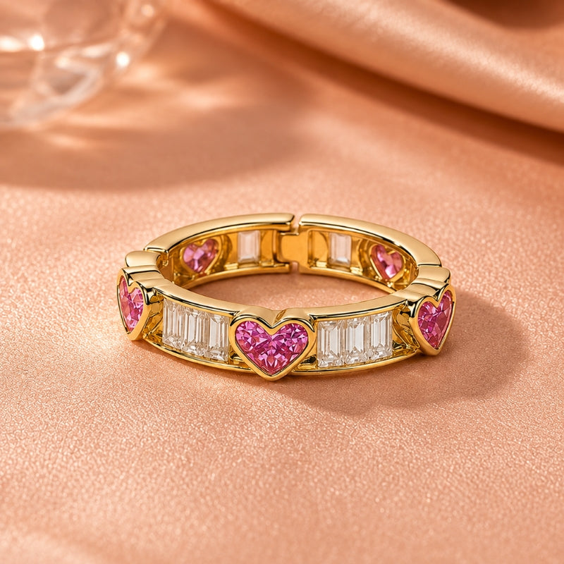Rosalind — Lustrous Heart Statement Ring