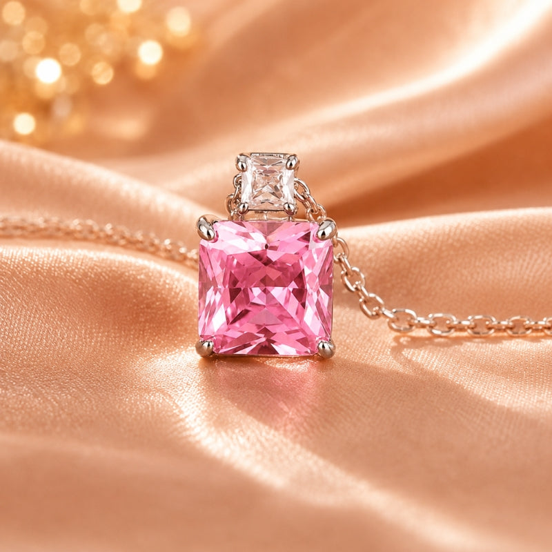 Valentine — Sophisticated Zirconia Charm Necklace