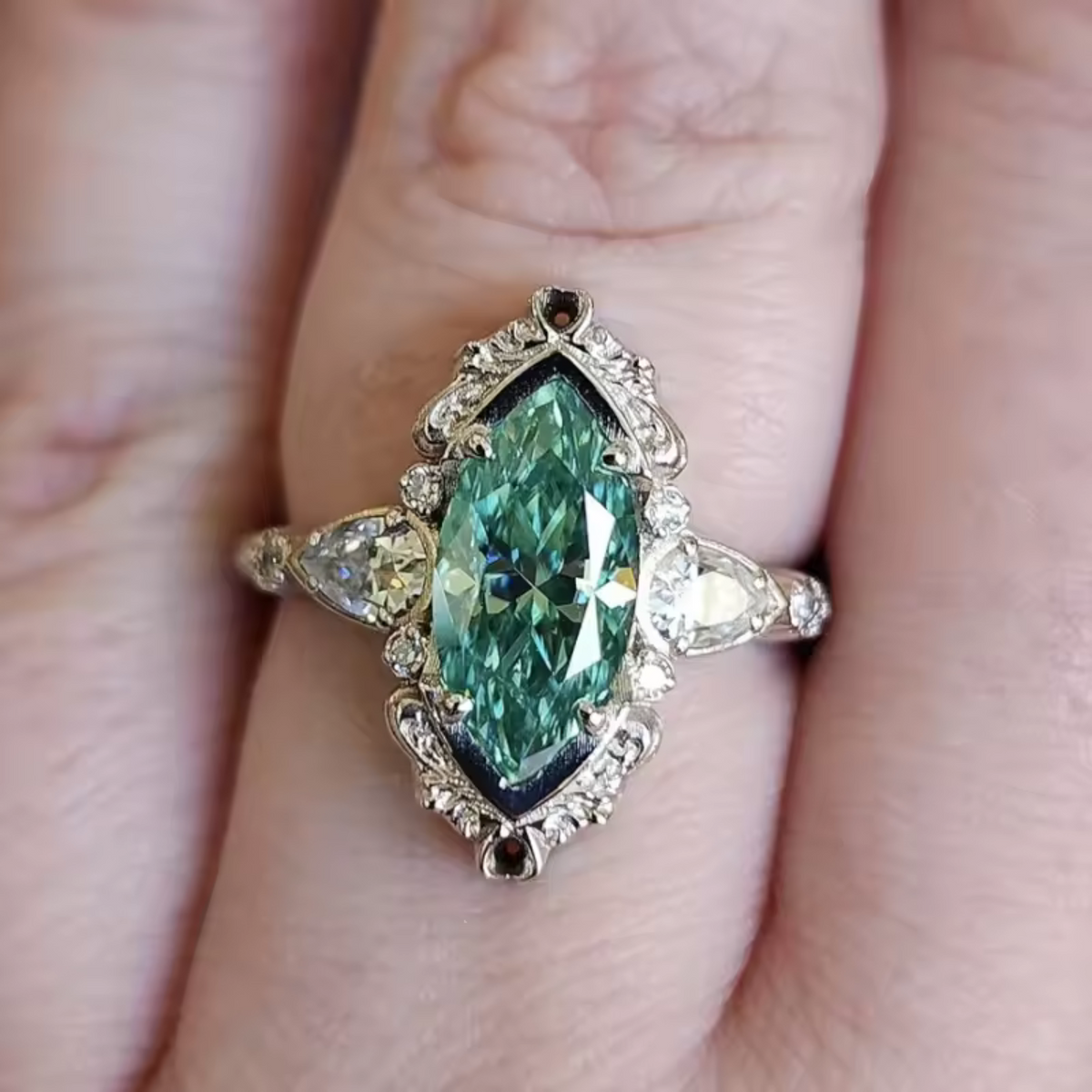 Indigo — Noble Bloom Ring