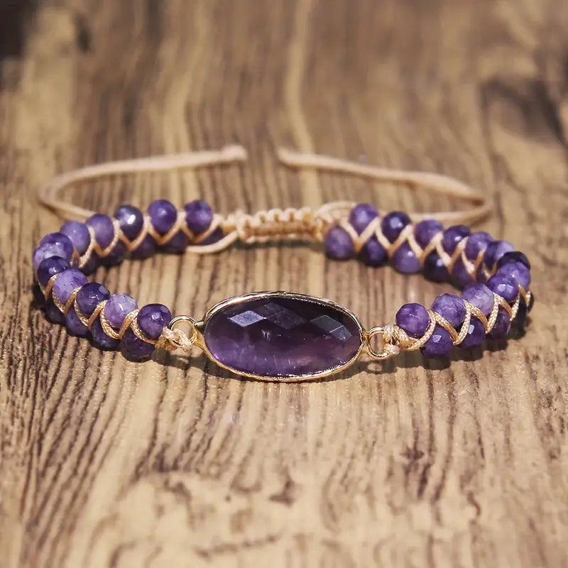 Katariina — Elegant Stone Charm Beaded Bracelet