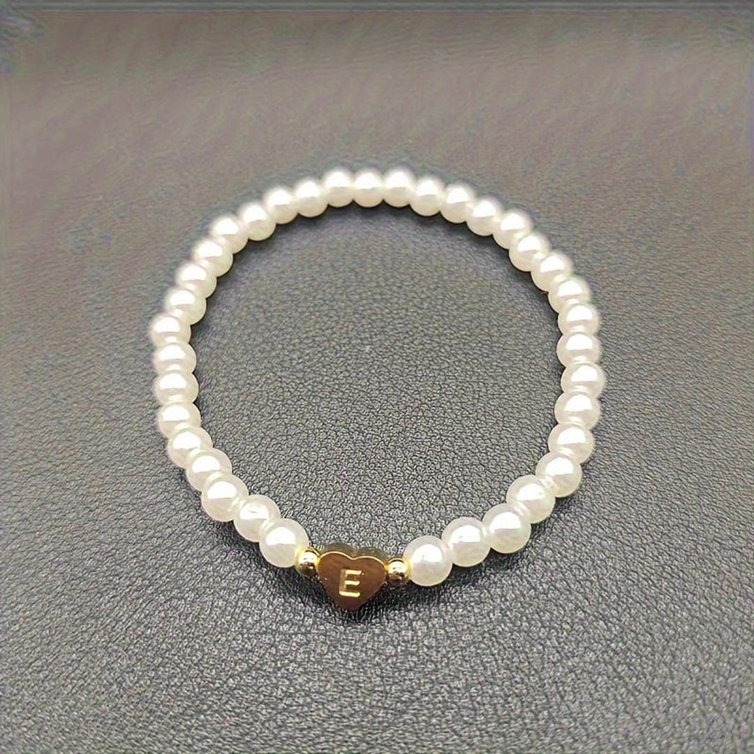 Yvaine — A-Z Pearl Beaded Bracelet