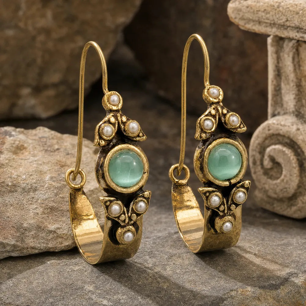 Fashion Retro Ethnic Style Pendant Earrings