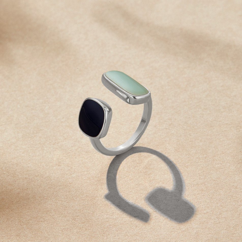Zelda — Silver Aquamarine Wrap Ring