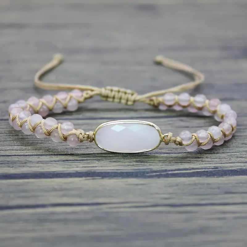 Katariina — Elegant Stone Charm Beaded Bracelet