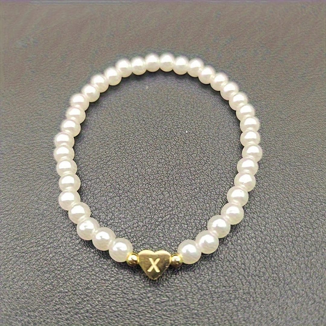 Yvaine — A-Z Pearl Beaded Bracelet