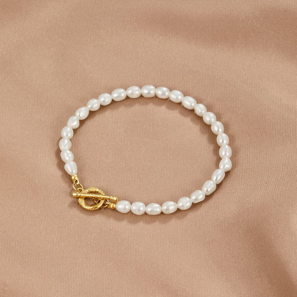 Carlotta — Pearl Link Bracelet