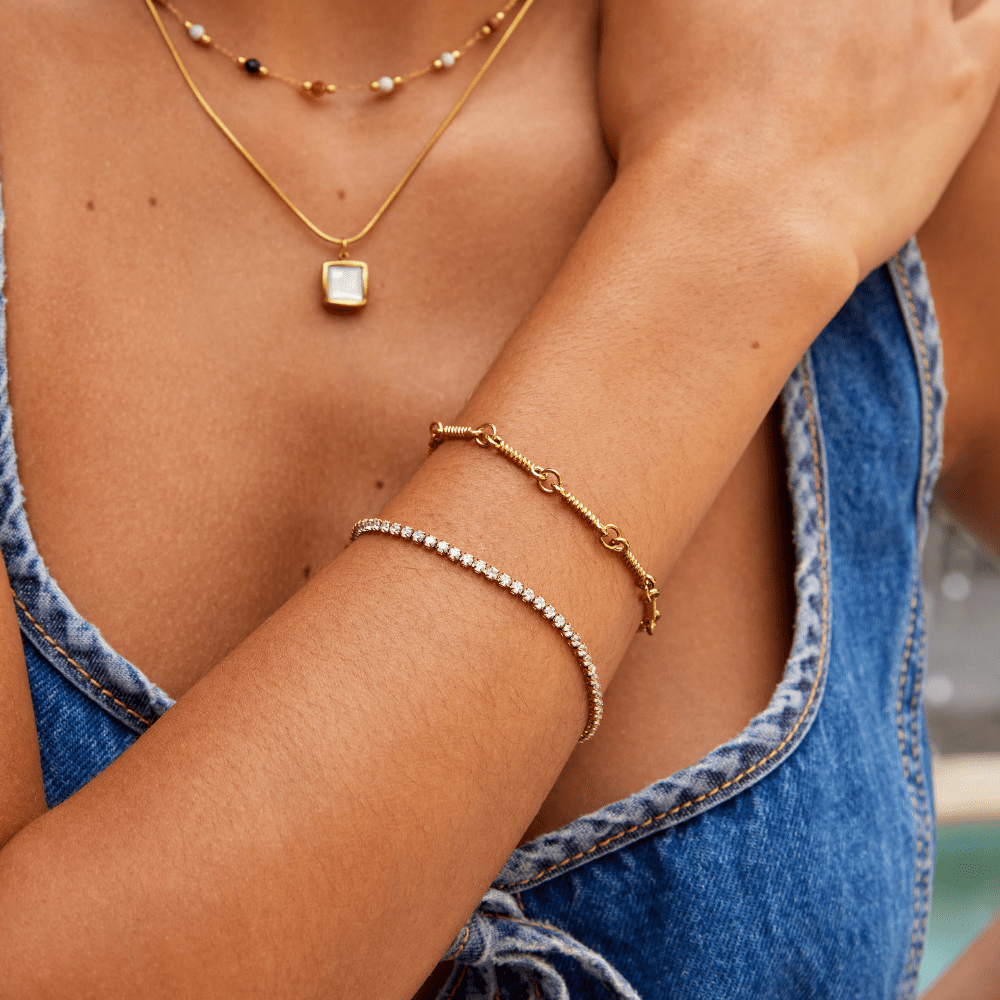 Concetta — Gold Tennis Bracelet