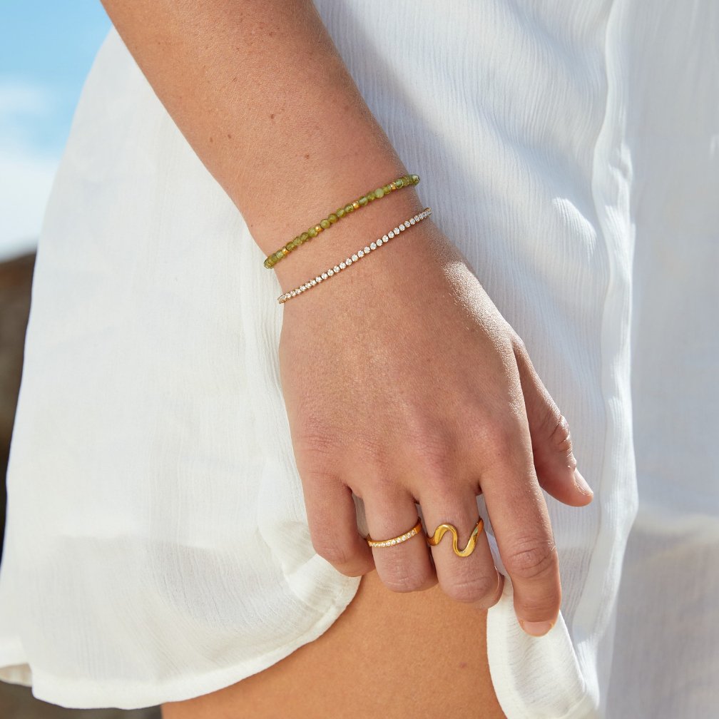 Concetta — Gold Tennis Bracelet