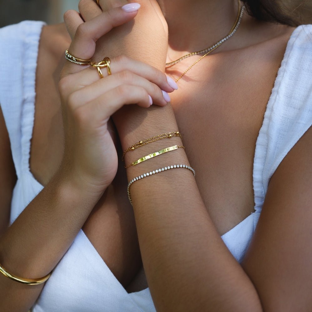 Concetta — Gold Tennis Bracelet