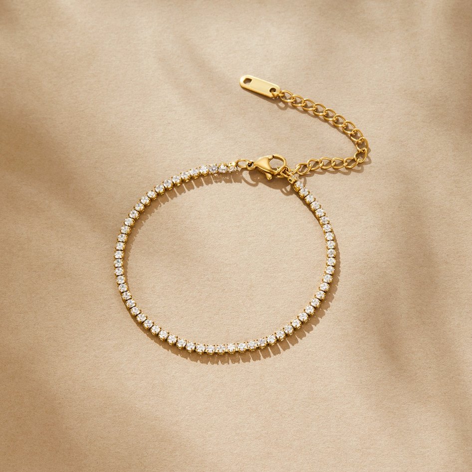 Concetta — Gold Tennis Bracelet