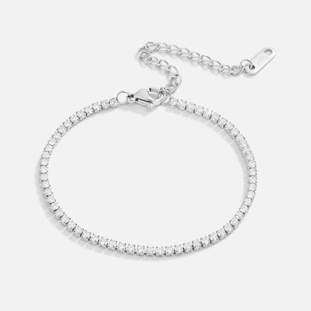 Sofia — Silver Tennis Bracelet